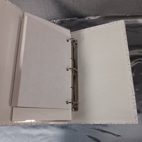 VTG Photograph Scrapbook Album Purple White 300 Photos memento memory Granny - Picture 7 of 7